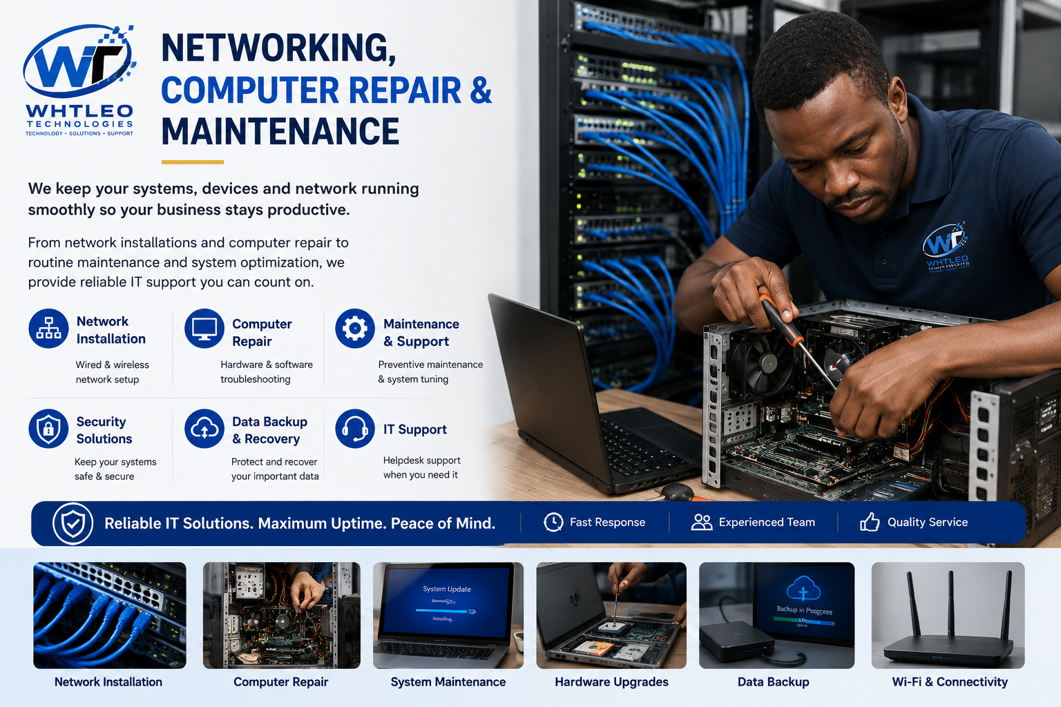 Networking and computer maintenance